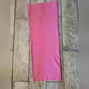 Missguided pink knit skirt size 2